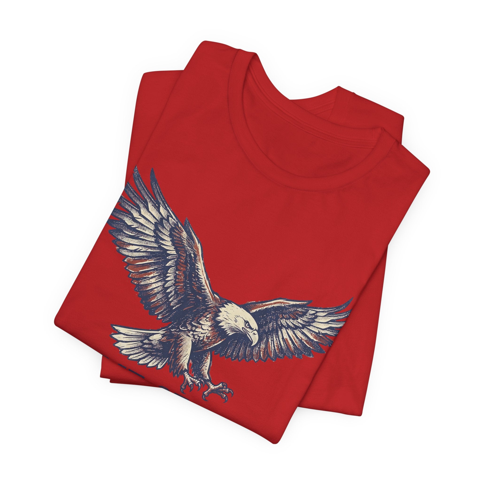 Home of the Brave Bald Eagle T-Shirt — Patriotic Americana Graphic Tee