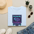 Funny Anglerfish T-Shirt | Carrying My Own Bad Lighting Deep Sea Neon Graphic Tee | Ocean Gift
