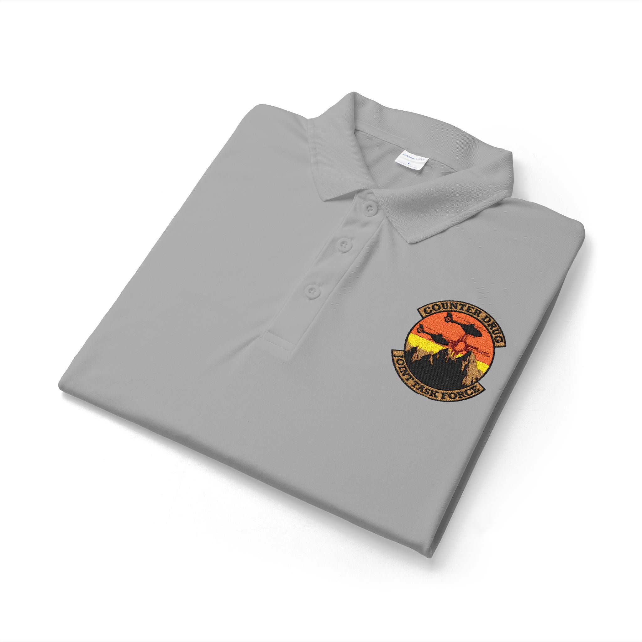 NM CDS - Sunset Surf Polo Shirt — Embroidered Logo 100% polyester