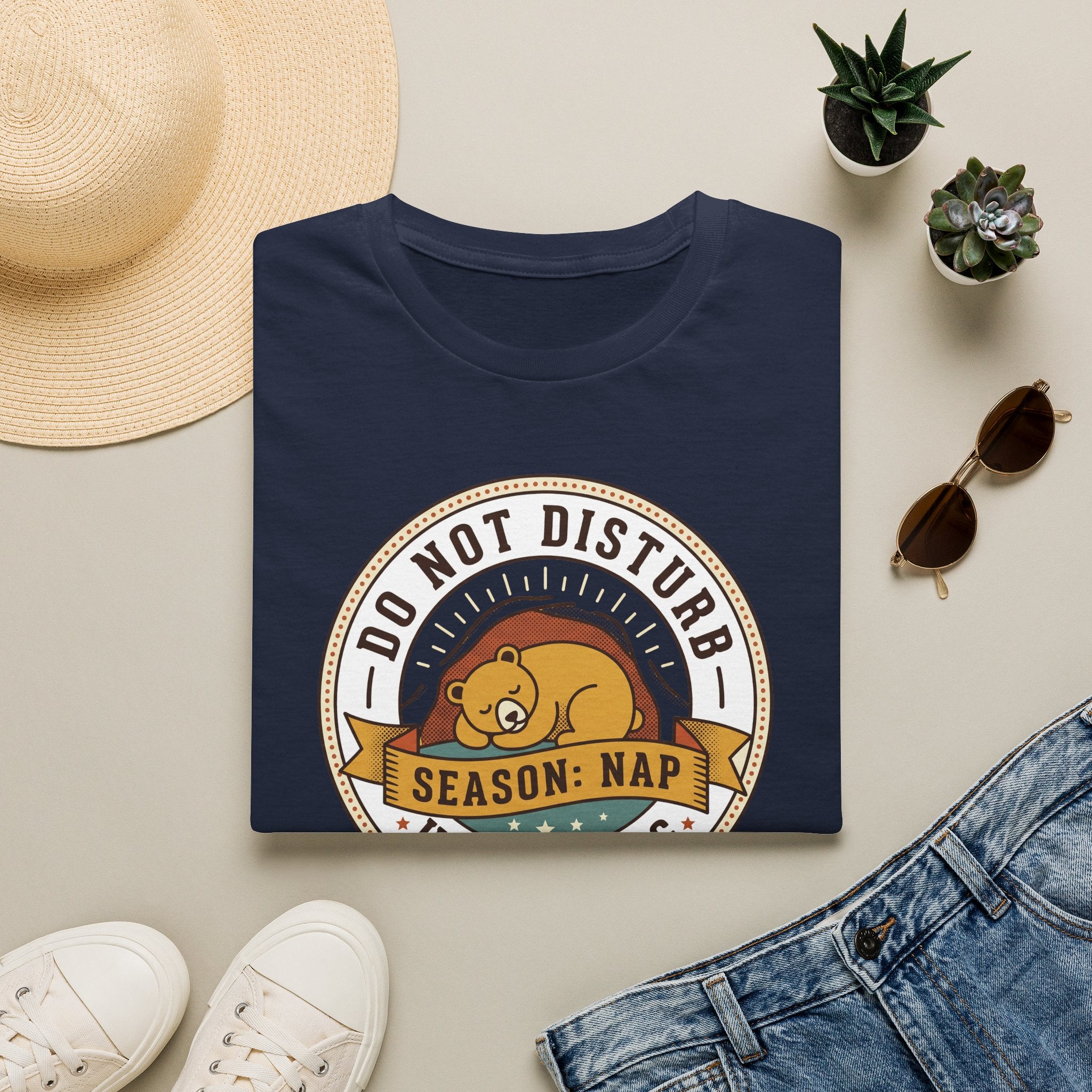 Do Not Disturb Season: Nap T-Shirt | Hibernating Bear Design