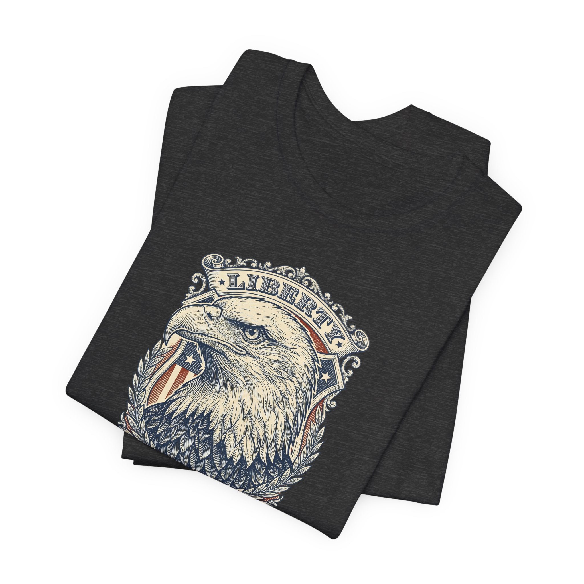 Liberty Bald Eagle tee | Eagle Head Graphic Shirt, E Pluribus Unum design