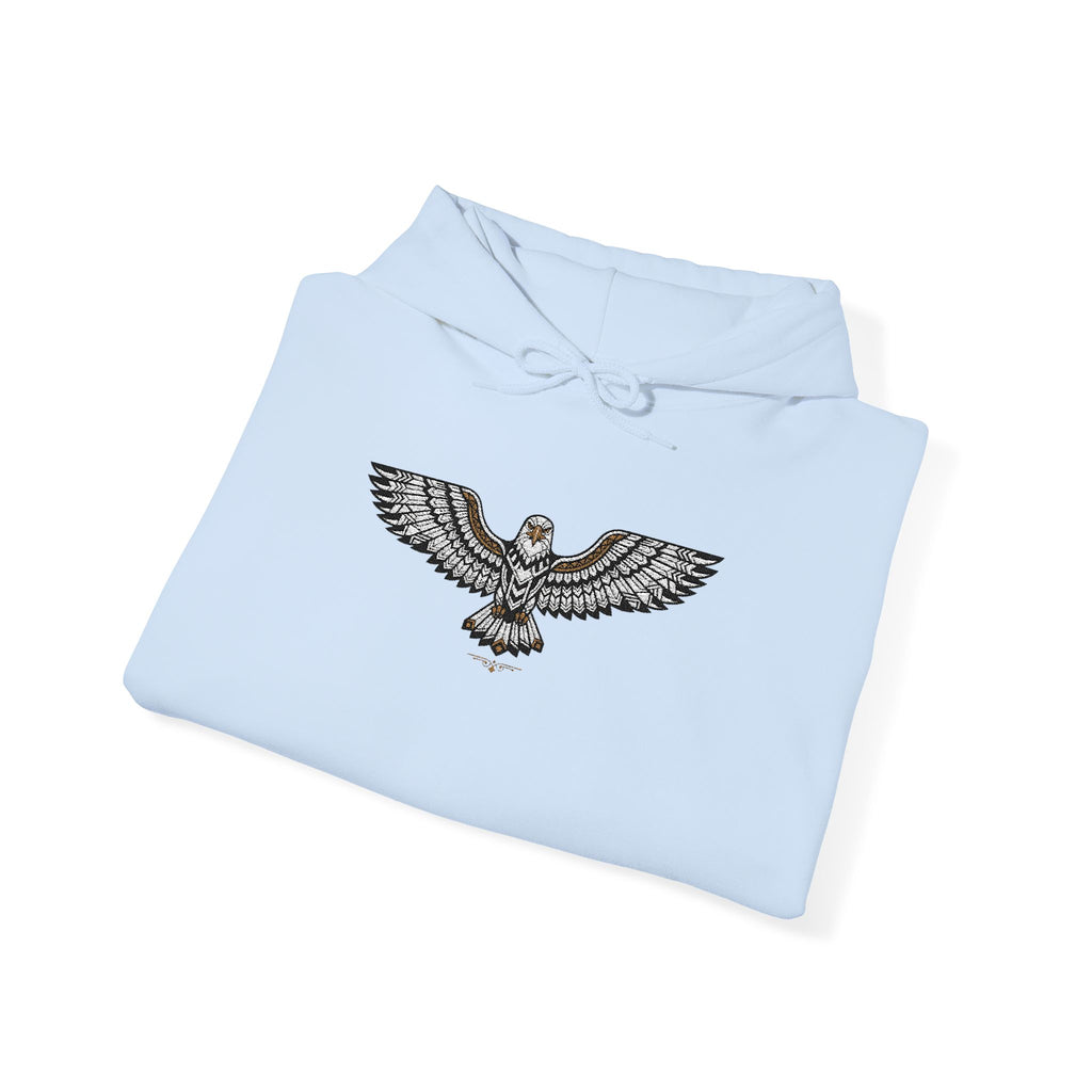 Rhinestone Eagle Hoodie | Sparkle Bird Chest Design, Unisex Embellished Sweatshirt, Eagle Gift Pullover