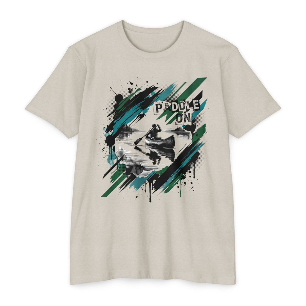 Kayaker T-Shirt Paddle On Kayaking Canoe Graphic Tee Water Sports Paddler Gift Outdoor Adventure Unisex