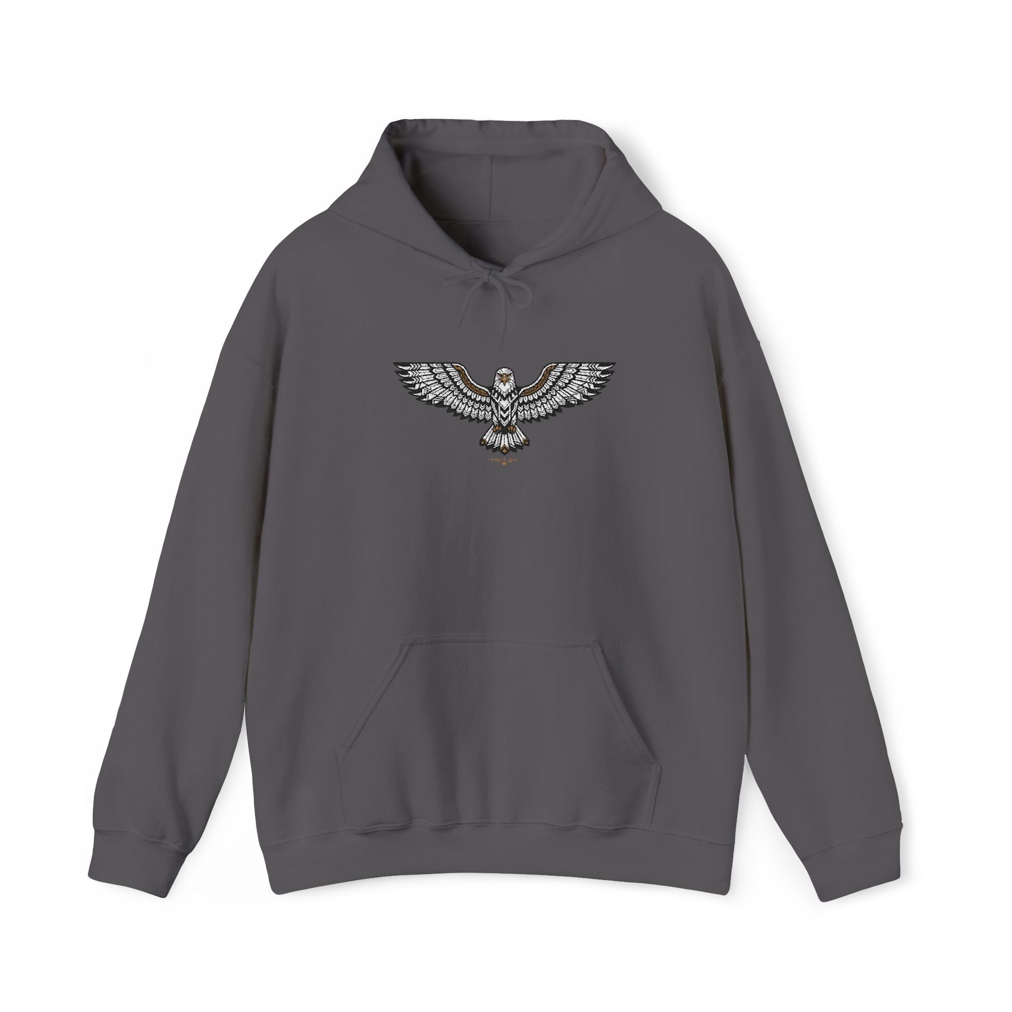 Rhinestone Eagle Hoodie | Sparkle Bird Chest Design, Unisex Embellished Sweatshirt, Eagle Gift Pullover
