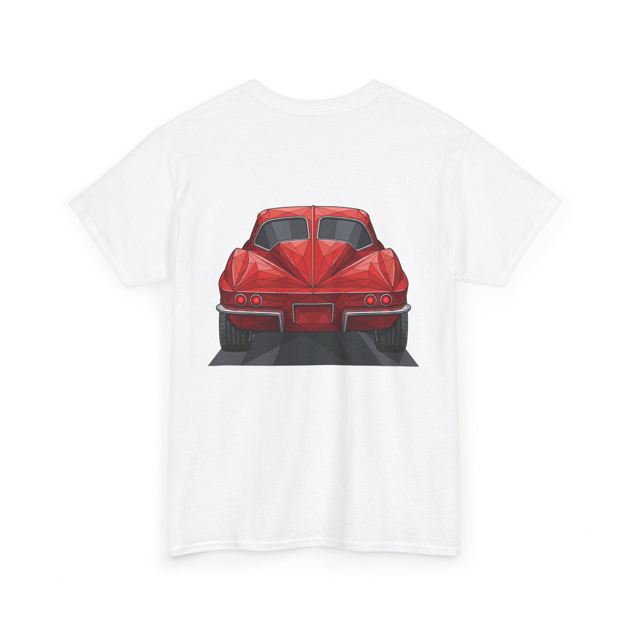 Retro Split Window Sports Coupe T-Shirt | Front and Rear View