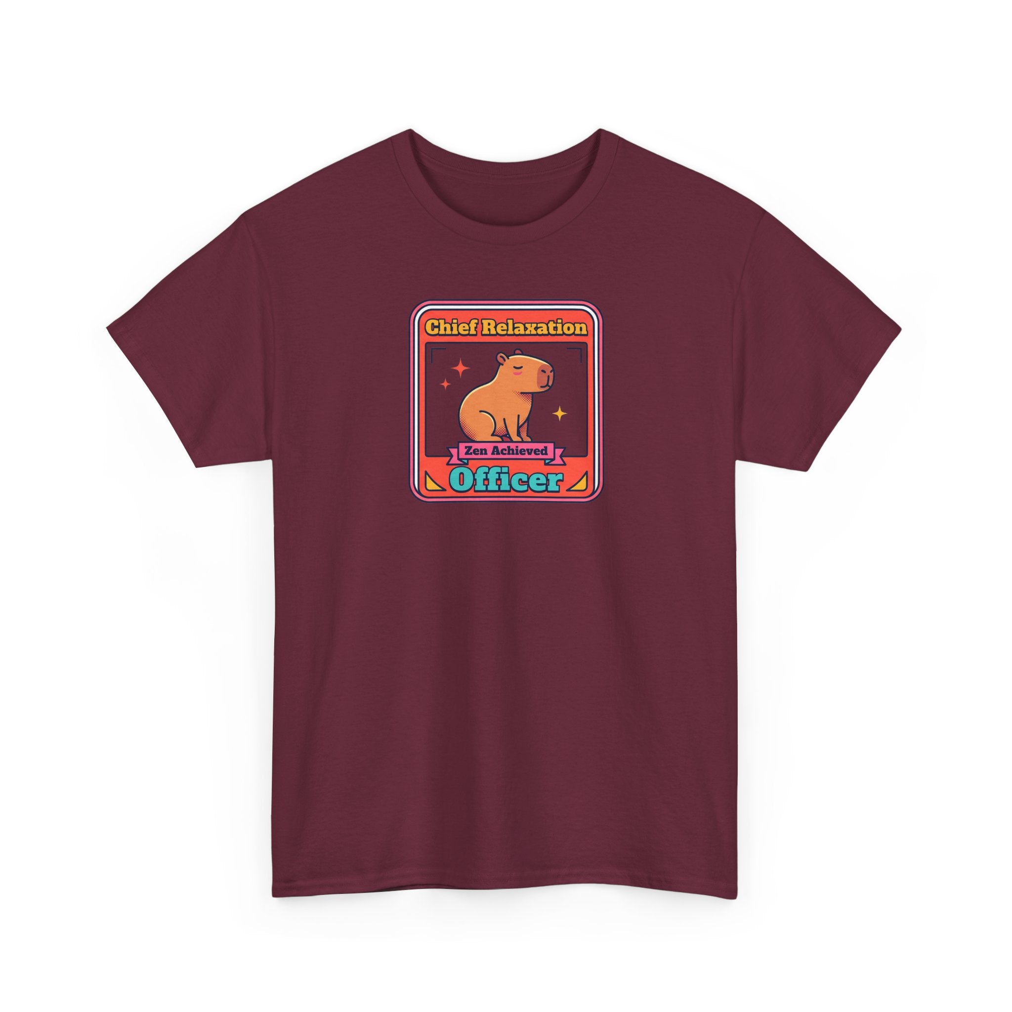 Chief Relaxation Officer T-Shirt | Funny Capybara Zen Graphic Tee