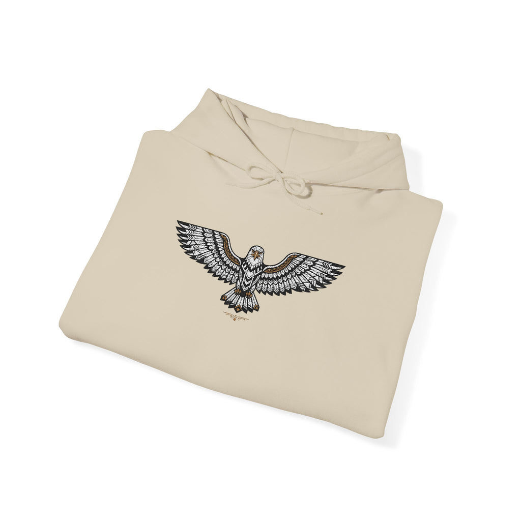 Rhinestone Eagle Hoodie | Sparkle Bird Chest Design, Unisex Embellished Sweatshirt, Eagle Gift Pullover