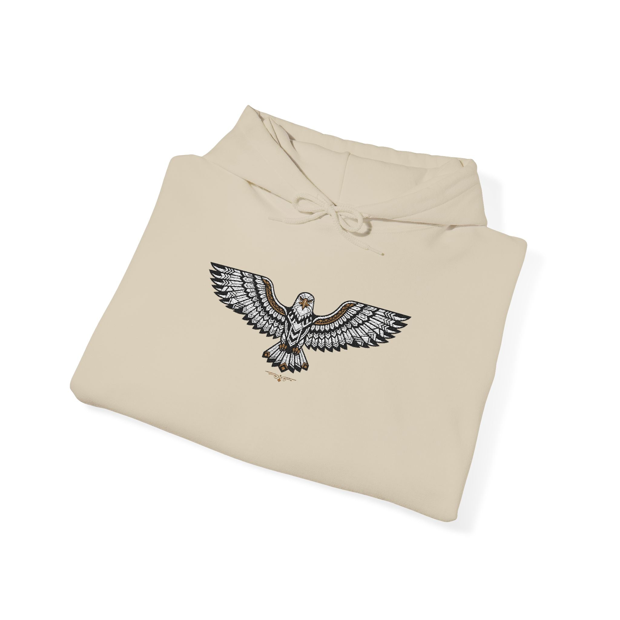 Rhinestone Eagle Hoodie | Sparkle Bird Chest Design, Unisex Embellished Sweatshirt, Eagle Gift Pullover