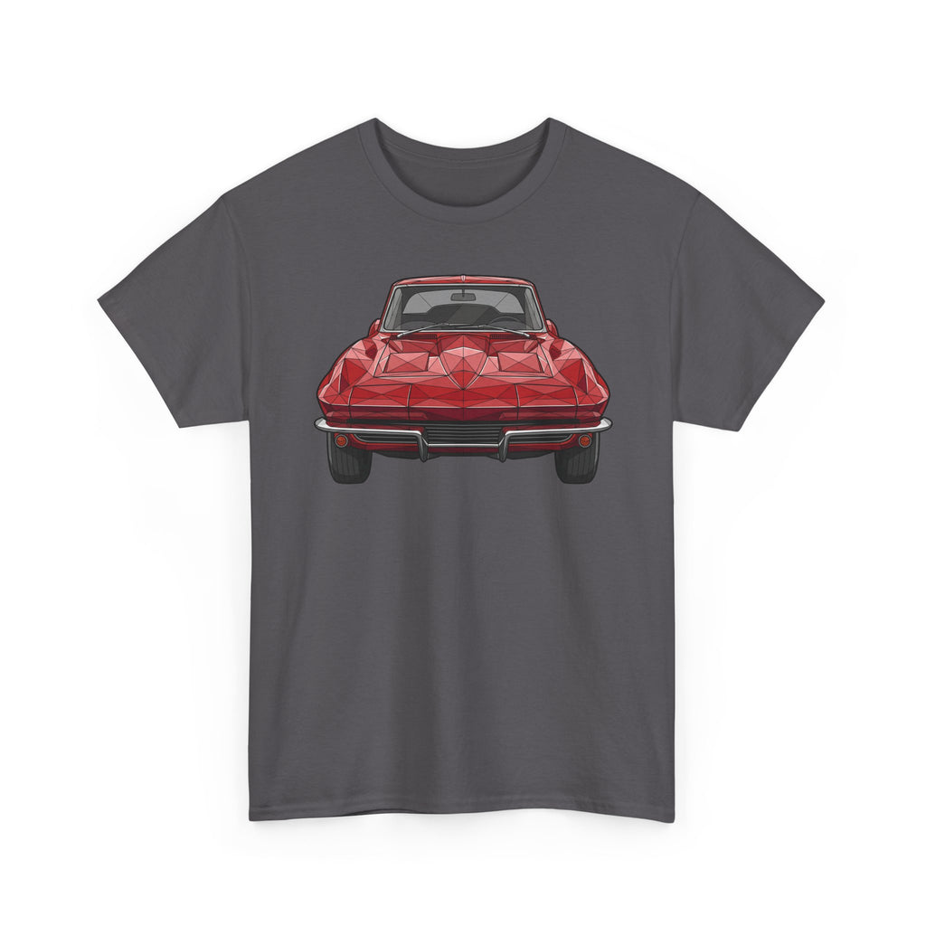 Retro Split Window Sports Coupe T-Shirt | Front and Rear View