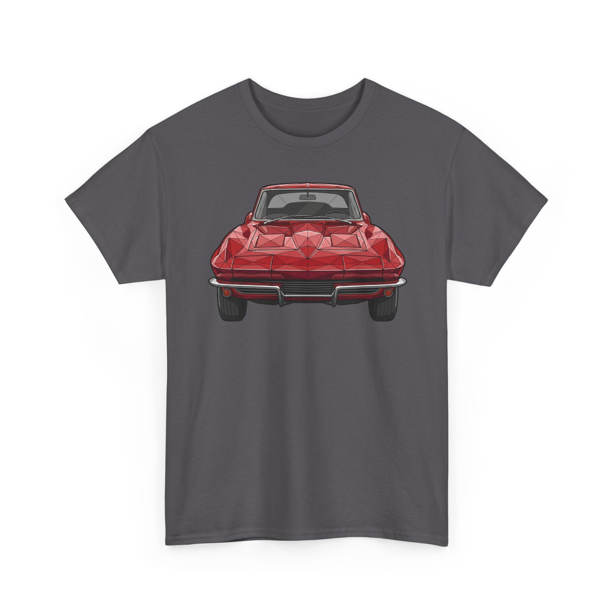 Retro Split Window Sports Coupe T-Shirt | Front and Rear View