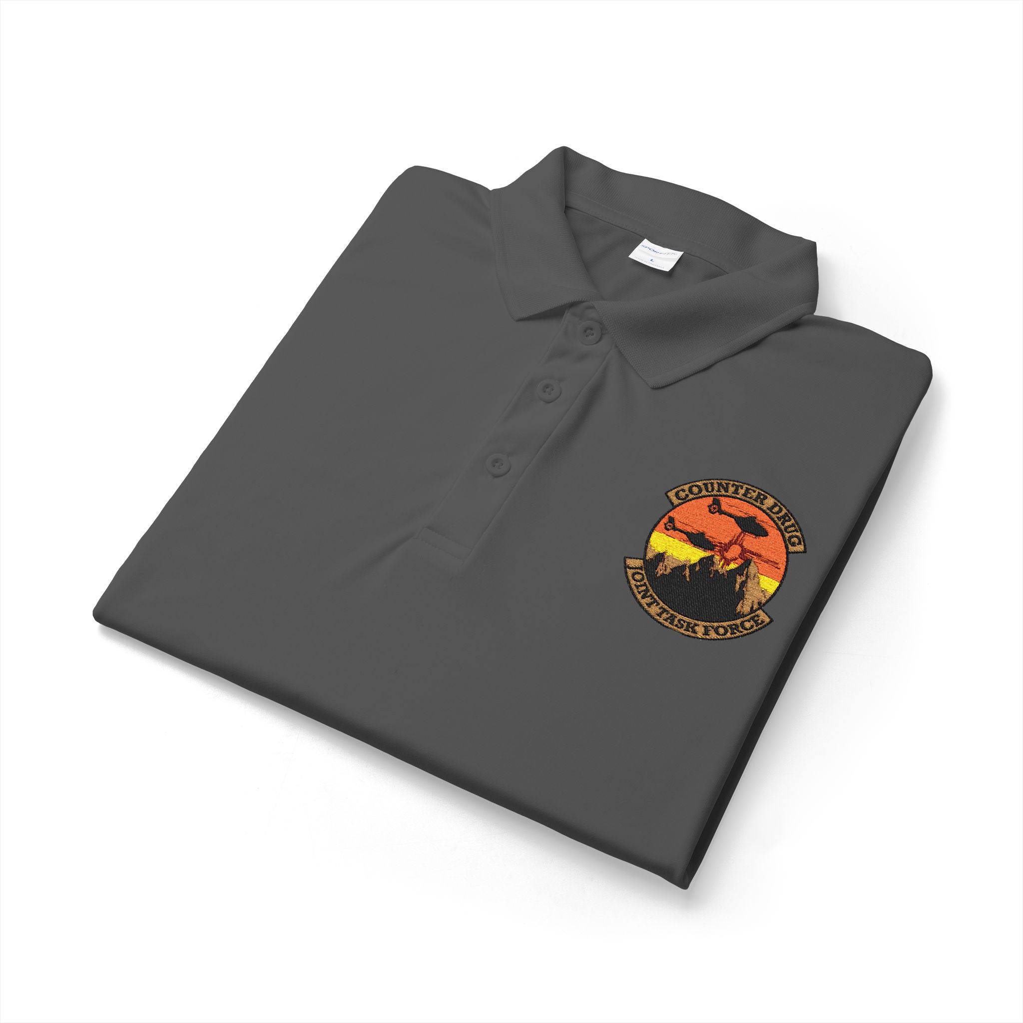 NM CDS - Sunset Surf Polo Shirt — Embroidered Logo 100% polyester
