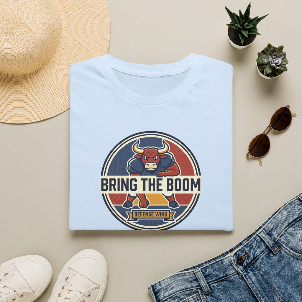 Bull Mascot T-Shirt | Vintage Sports Team Spirit Graphic Tee