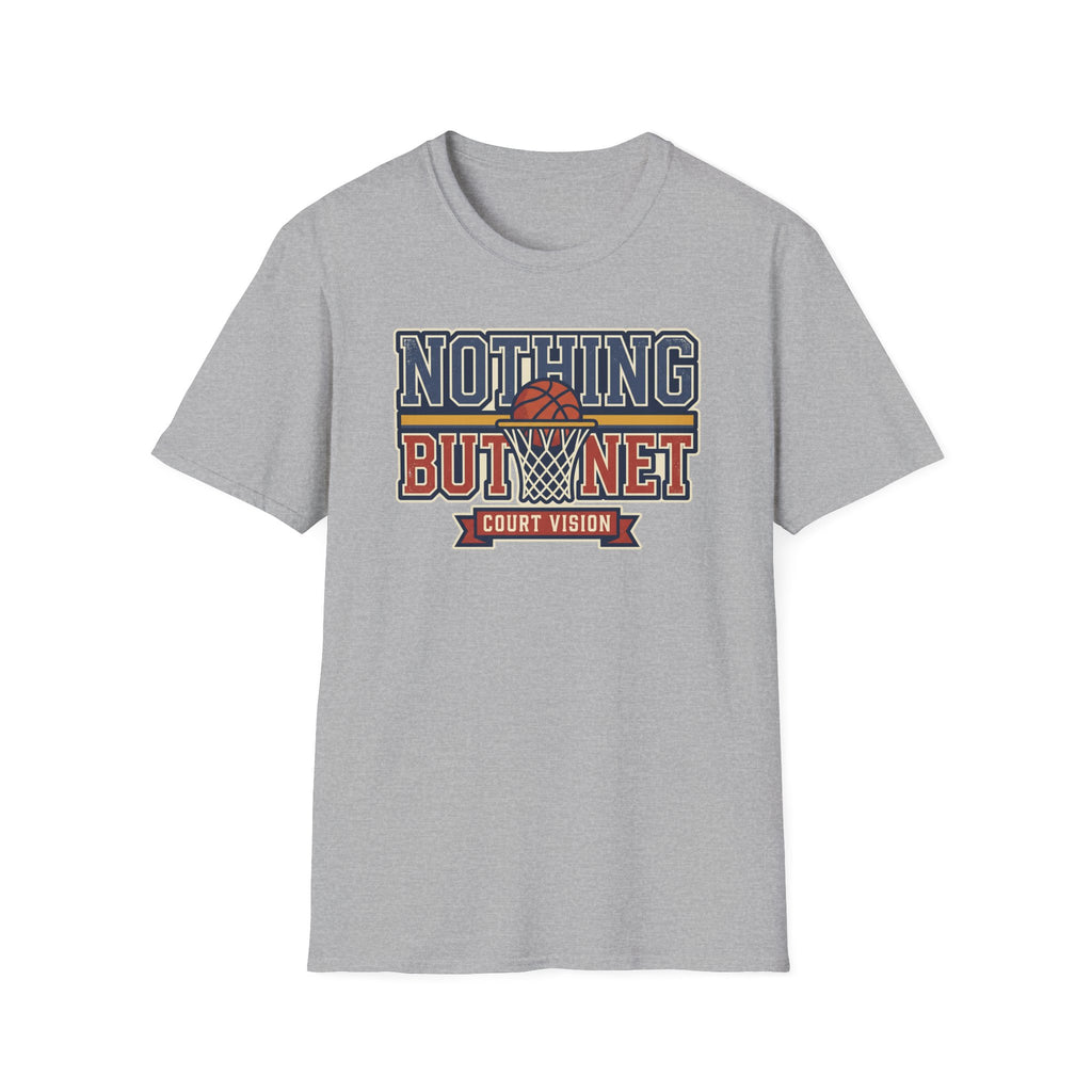 Basketball T-Shirt | Retro Hoops Court Vision Graphic Tee