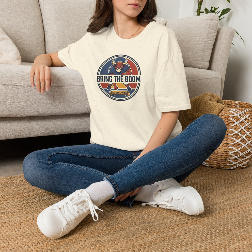 Bull Mascot T-Shirt | Vintage Sports Team Spirit Graphic Tee