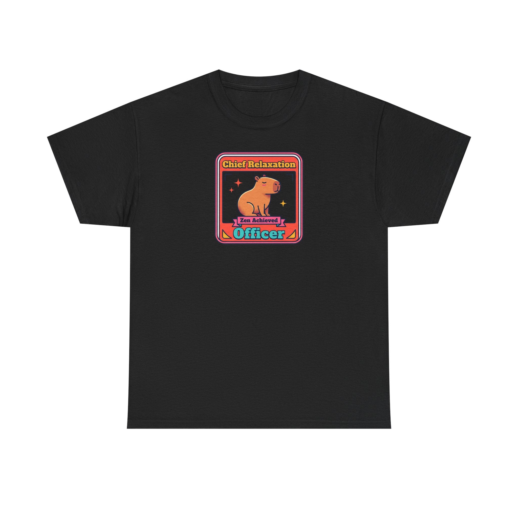 Chief Relaxation Officer T-Shirt | Funny Capybara Zen Graphic Tee
