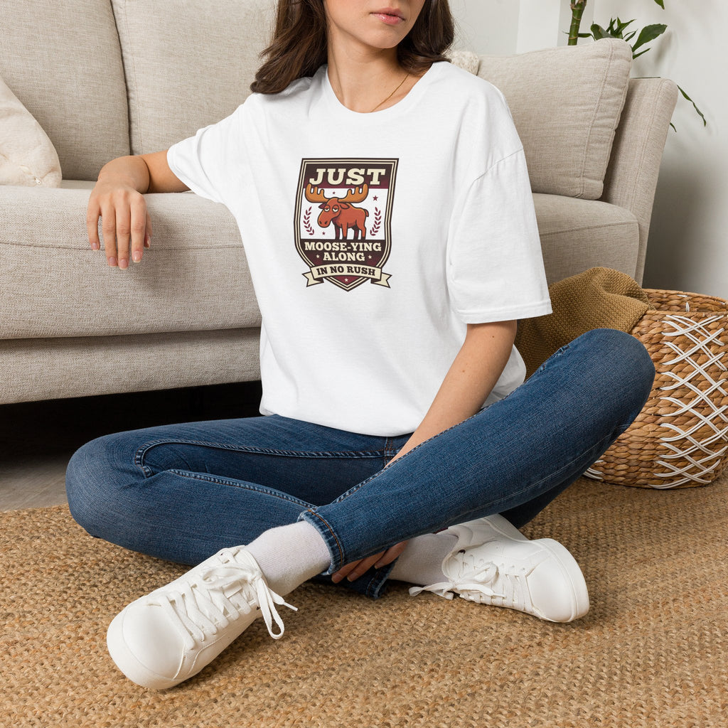 Just Moose-ying Along shirt | Moose graphic tee, Woodland humor