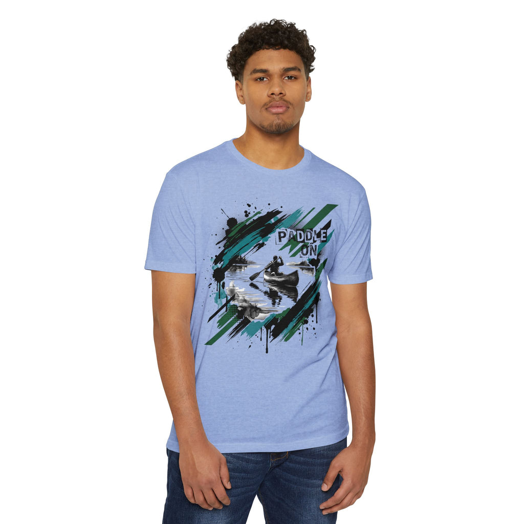 Kayaker T-Shirt Paddle On Kayaking Canoe Graphic Tee Water Sports Paddler Gift Outdoor Adventure Unisex