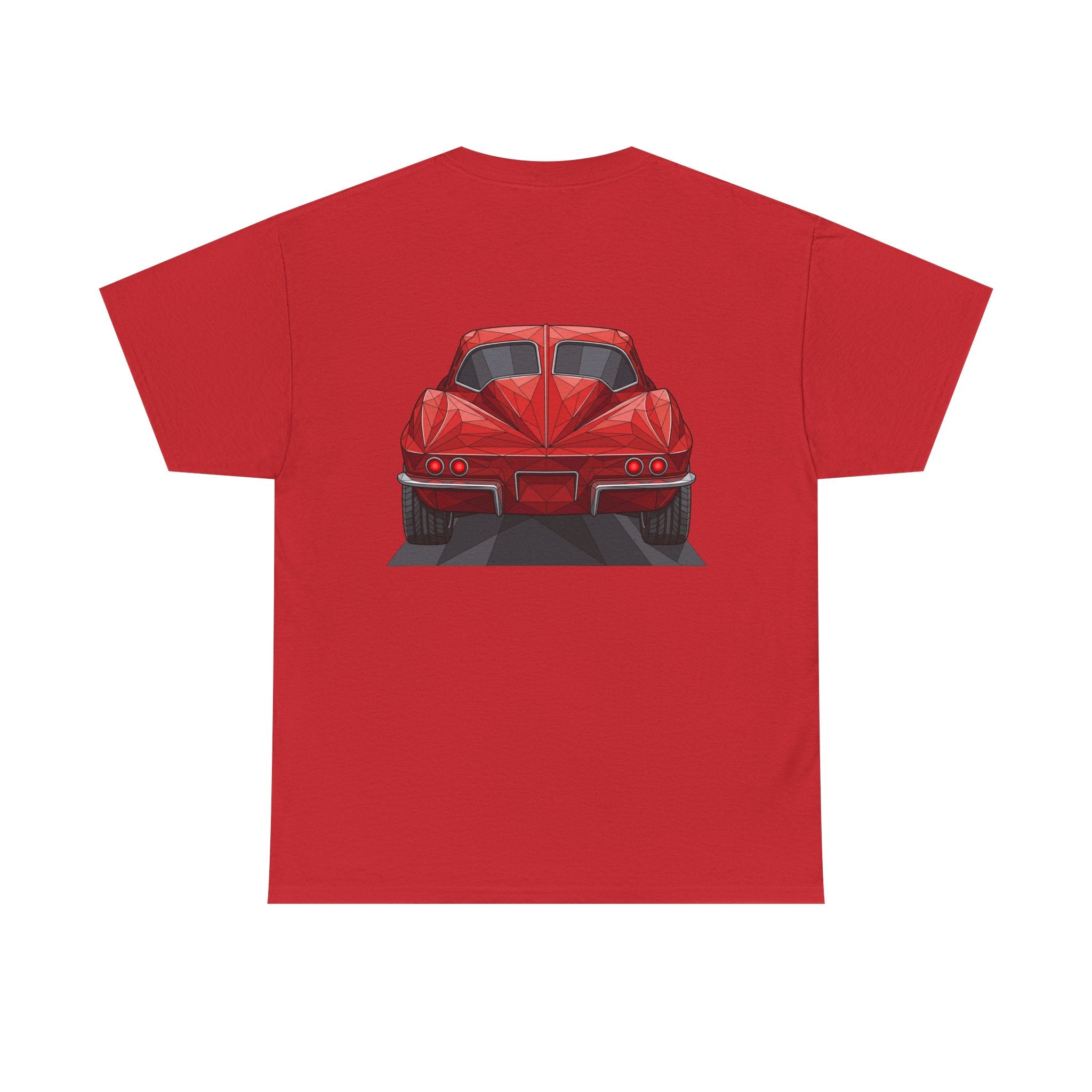 Retro Split Window Sports Coupe T-Shirt | Front and Rear View