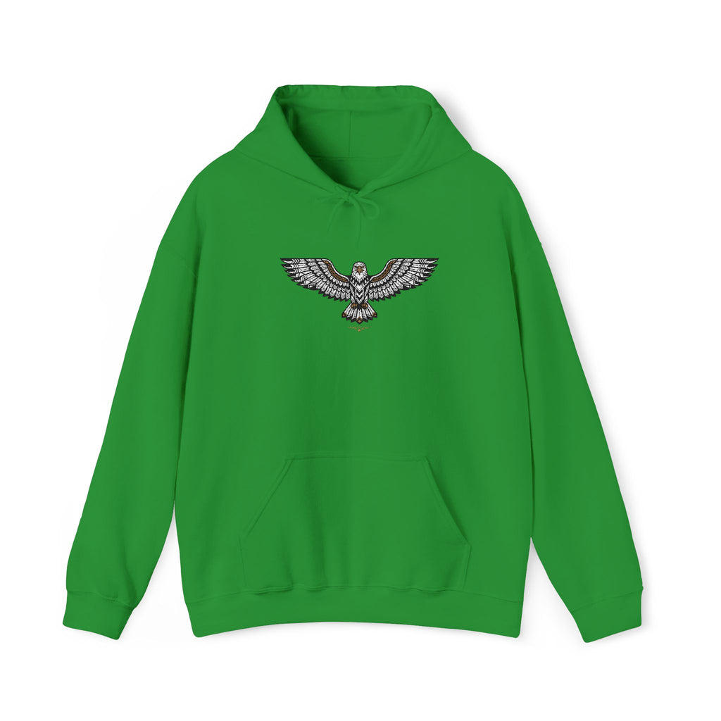 Rhinestone Eagle Hoodie | Sparkle Bird Chest Design, Unisex Embellished Sweatshirt, Eagle Gift Pullover