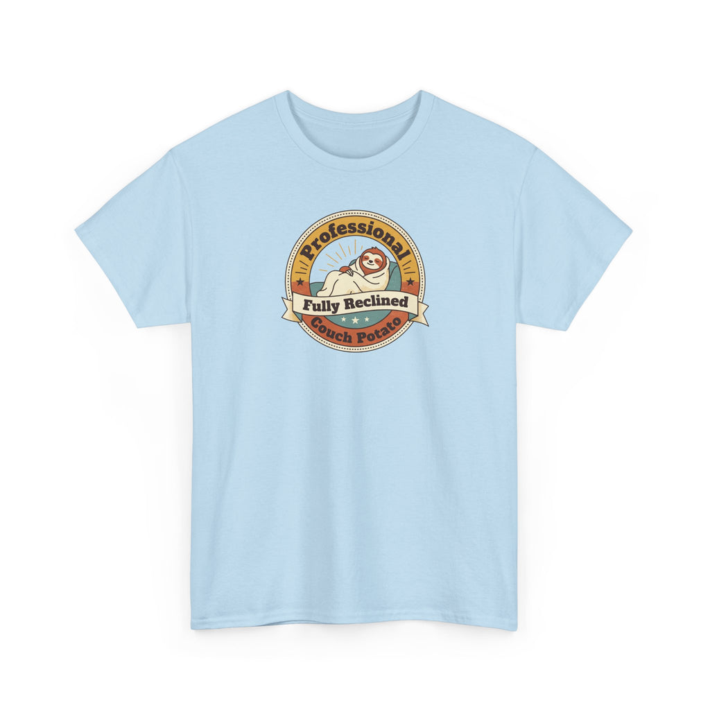 Professional Nap Club T-Shirt | Funny Couch Potato Sloth Graphic Tee
