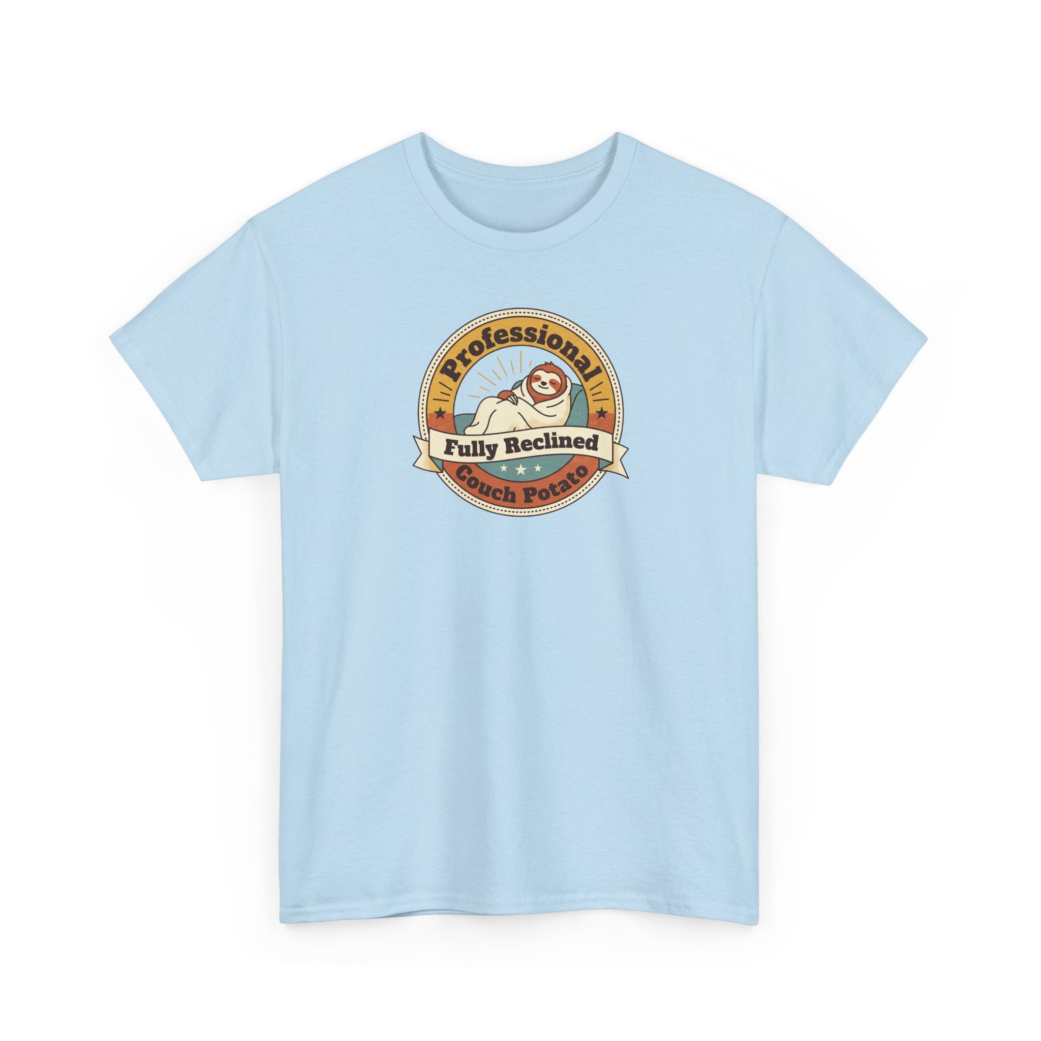 Professional Nap Club T-Shirt | Funny Couch Potato Sloth Graphic Tee