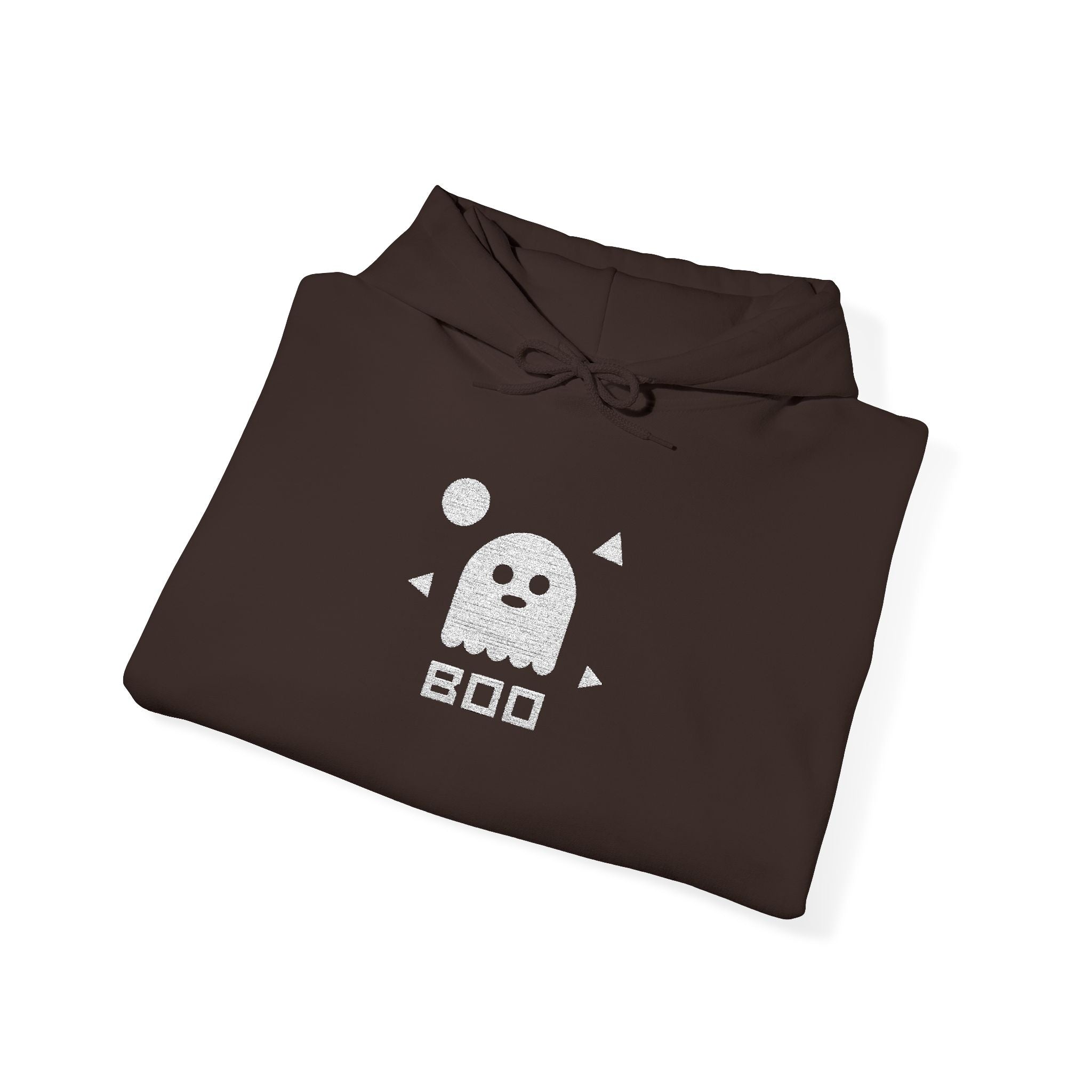 Pixel Ghost Hoodie | Cute Retro 8-Bit Boo Ghost Sweatshirt, Unisex Gamer Halloween Gift Pullover