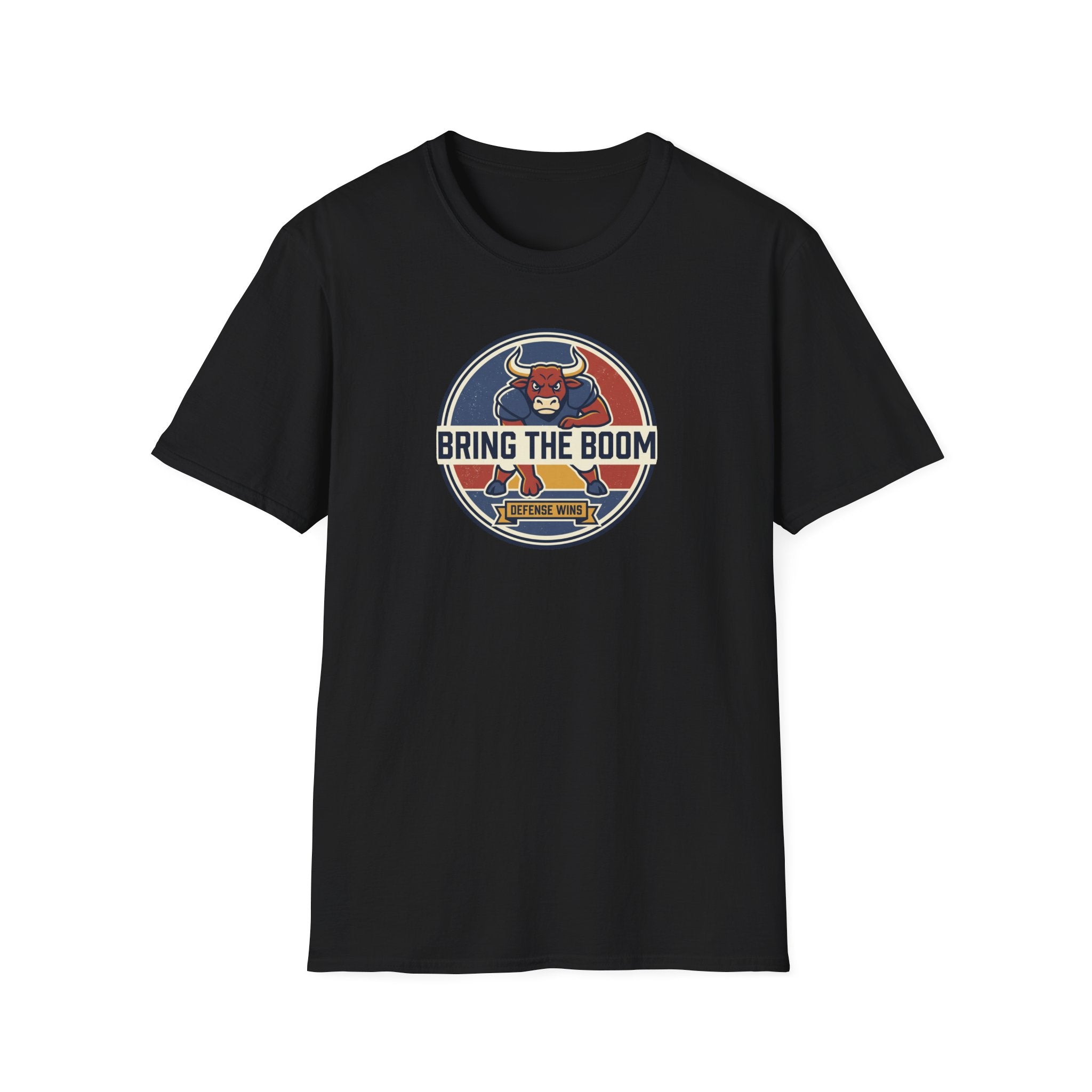 Bull Mascot T-Shirt | Vintage Sports Team Spirit Graphic Tee