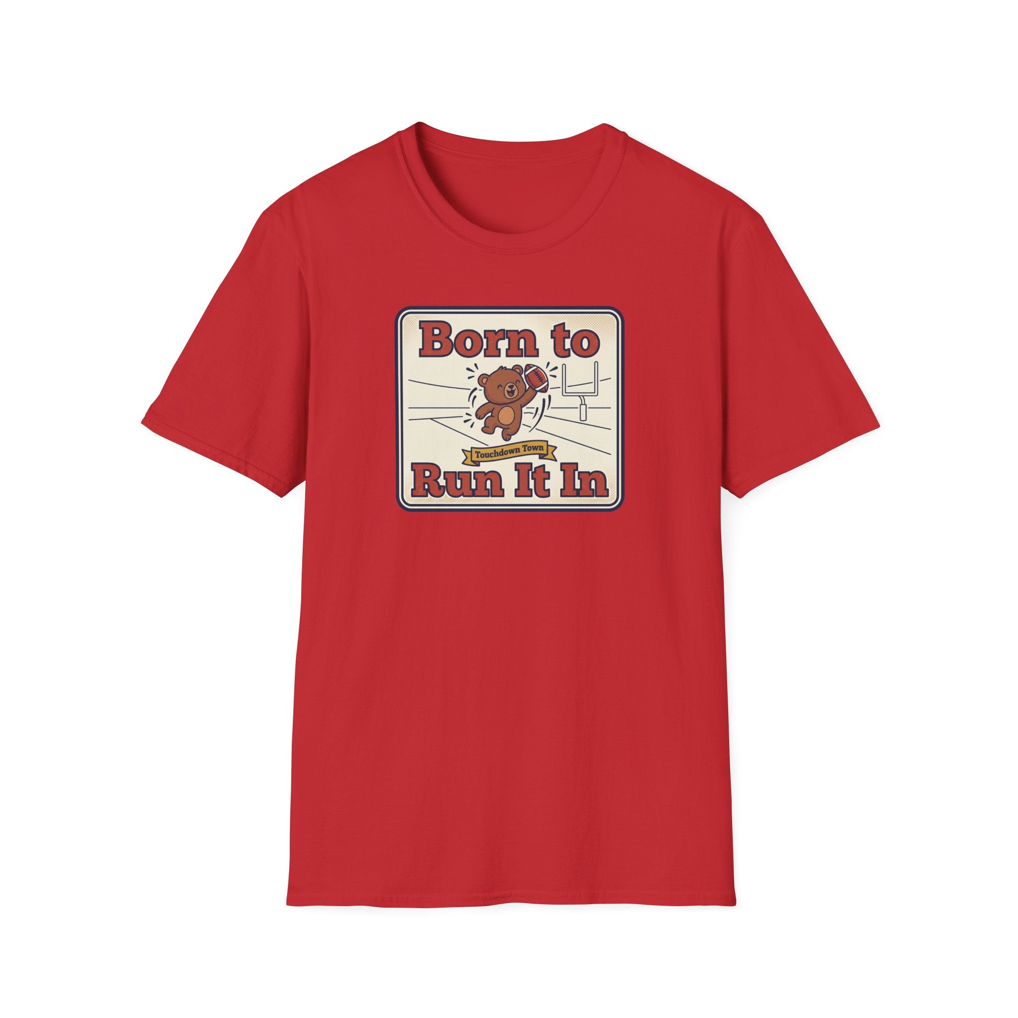 Funny Sports Bear T-Shirt | Cute Game Day Humor Graphic Tee