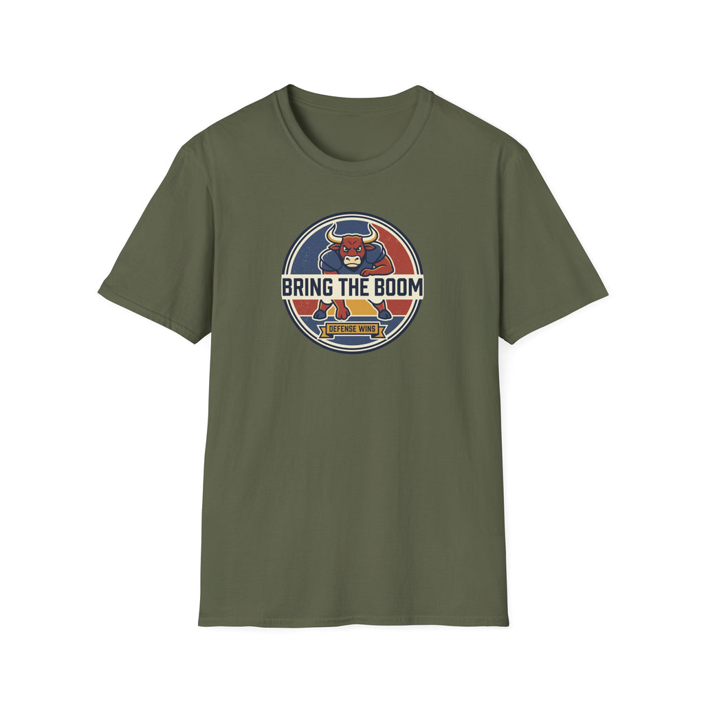 Bull Mascot T-Shirt | Vintage Sports Team Spirit Graphic Tee