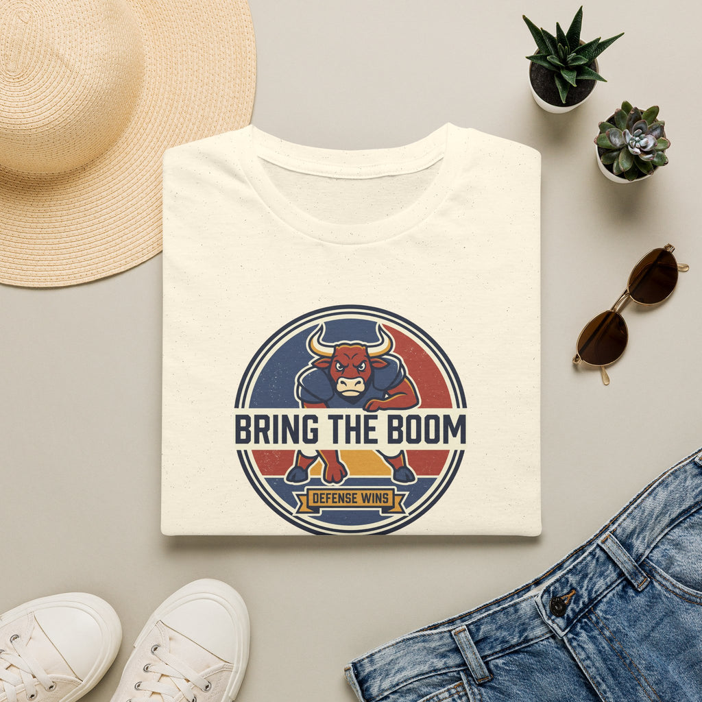 Bull Mascot T-Shirt | Vintage Sports Team Spirit Graphic Tee