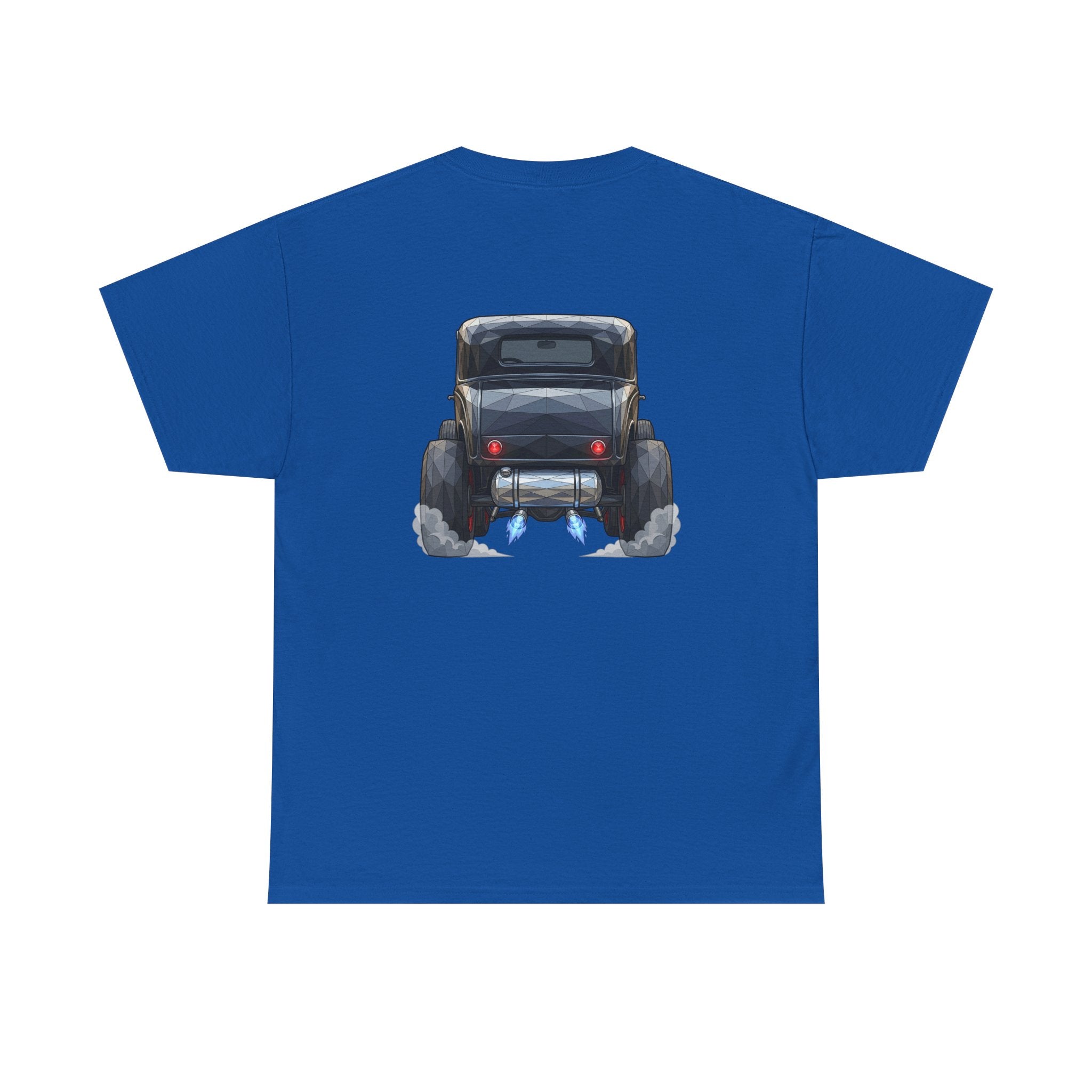 Vintage Hot Rod Front and Rear Tee | Classic Car Graphic Shirt