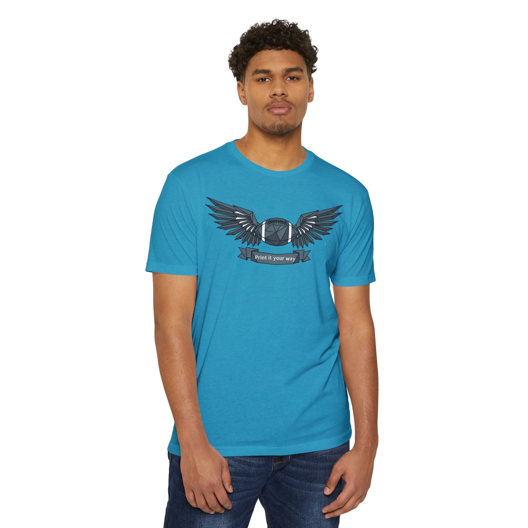 Custom Camera T-Shirt Personalized Winged Camera Emblem Tee Add Your Name or Motto Photographer Gift