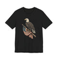 Bald Eagle American Flag T-Shirt | Patriotic USA Stars Stripes Vintage Eagle Graphic Tee Gift