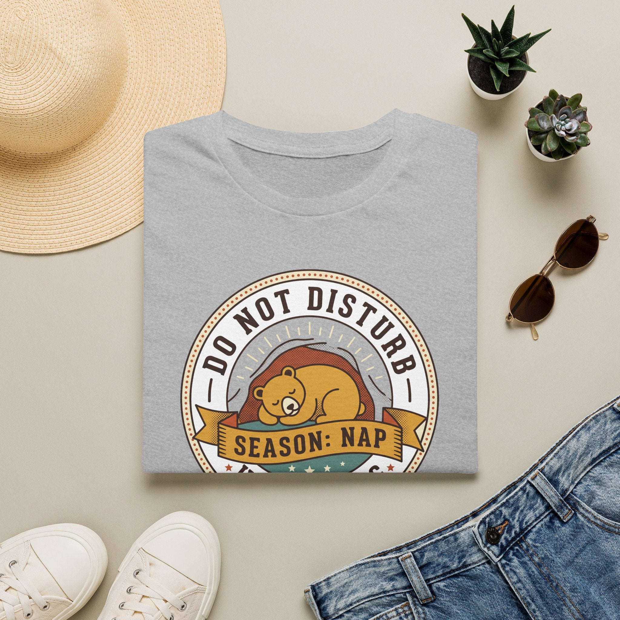 Do Not Disturb Season: Nap T-Shirt | Hibernating Bear Design