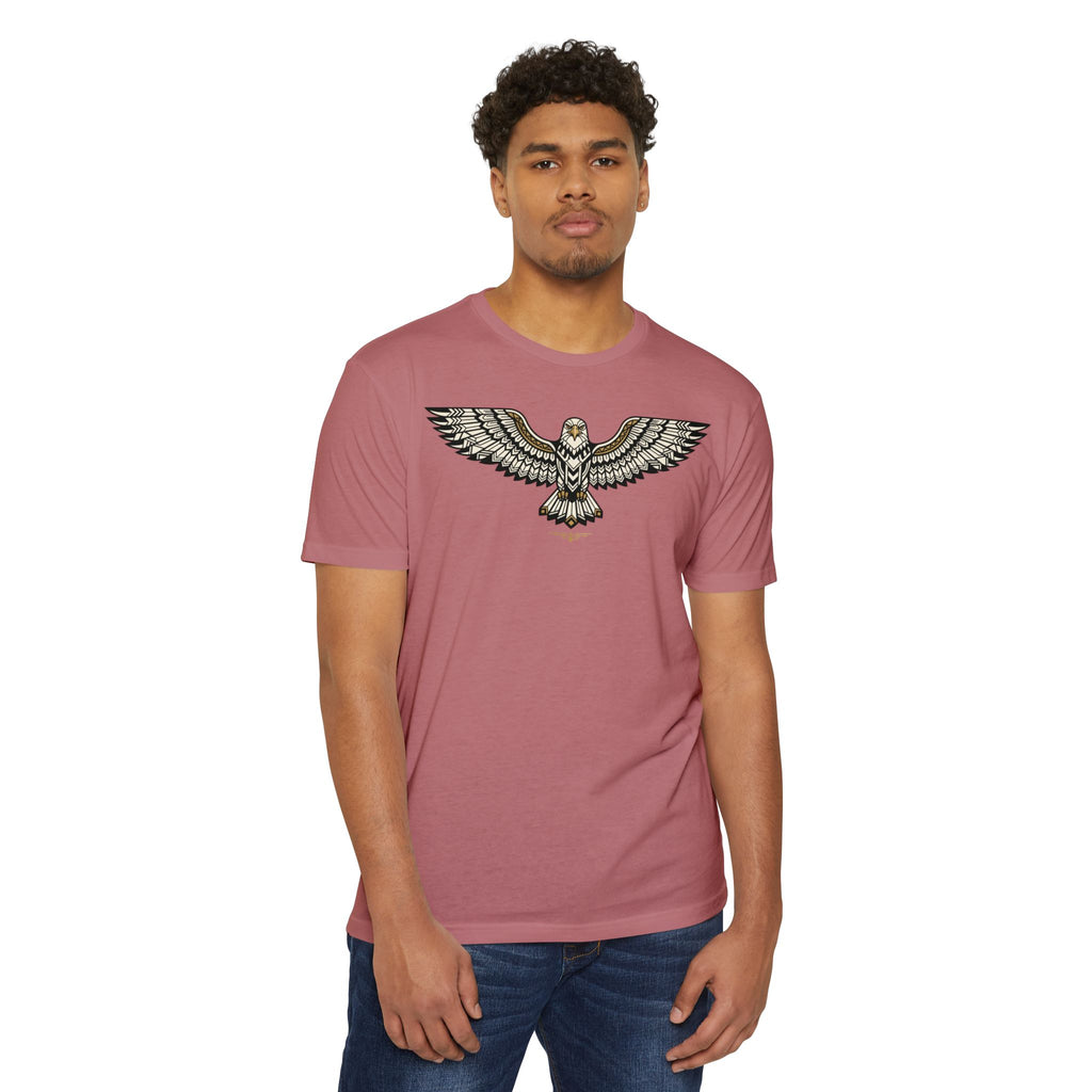 Owl T-Shirt Soaring Flying Owl Illustration Graphic Tee Owl Lover Gift Wildlife Art Unisex