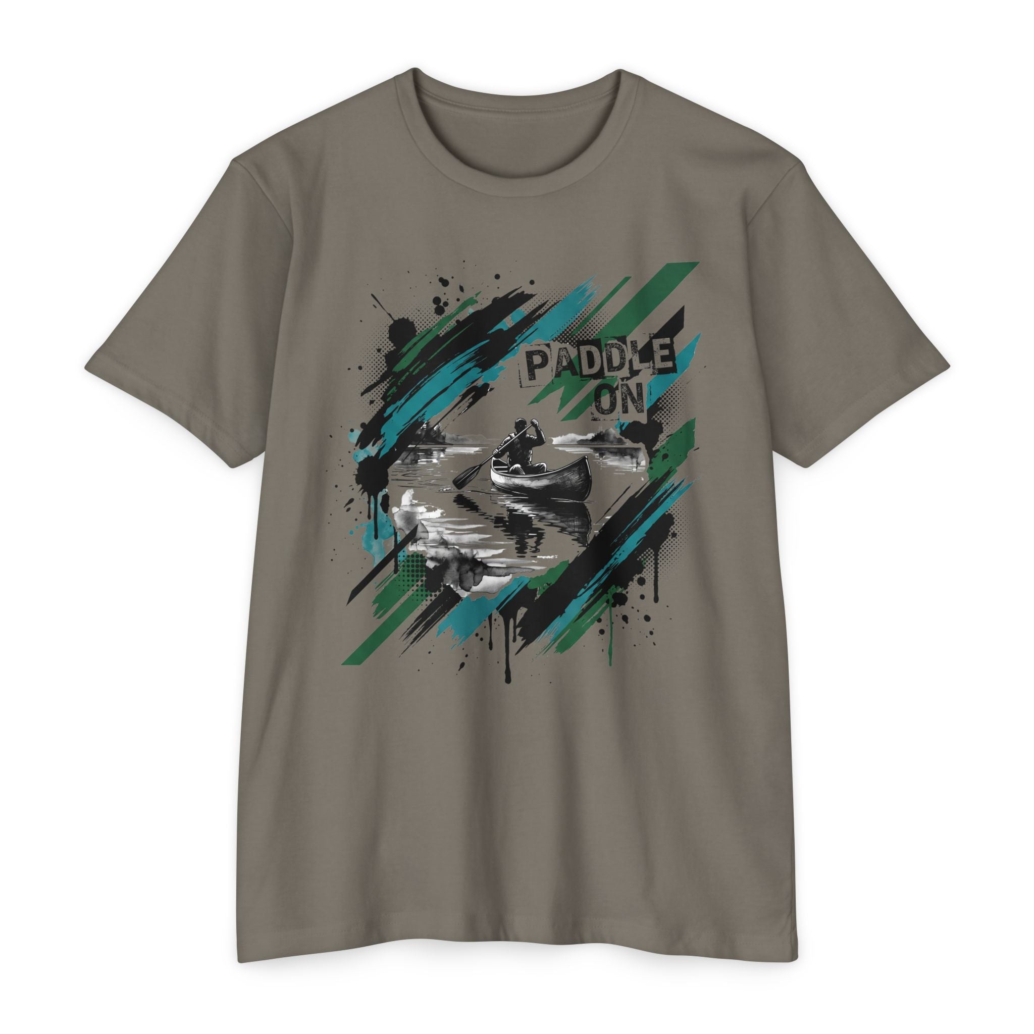 Kayaker T-Shirt Paddle On Kayaking Canoe Graphic Tee Water Sports Paddler Gift Outdoor Adventure Unisex