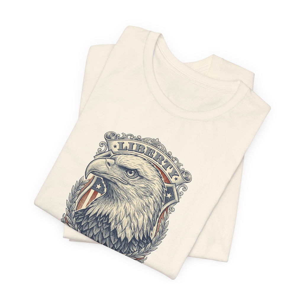 Liberty Bald Eagle tee | Eagle Head Graphic Shirt, E Pluribus Unum design