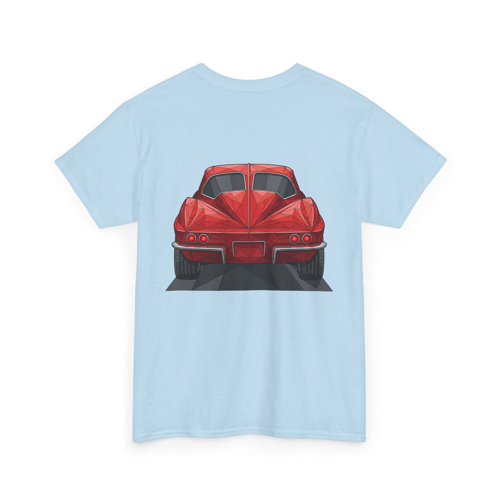 Retro Split Window Sports Coupe T-Shirt | Front and Rear View