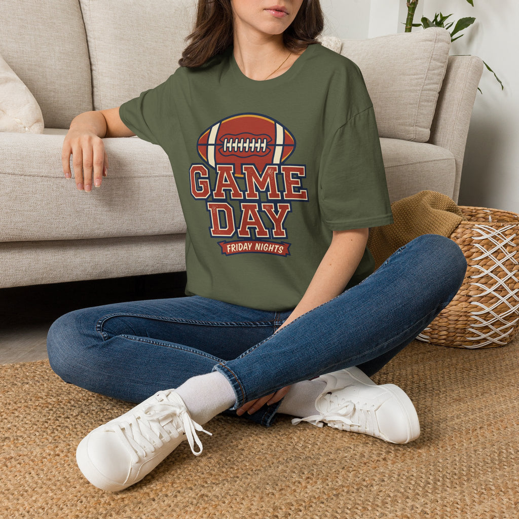 Game Day Football T-Shirt | Vintage Retro Football Fan Tee