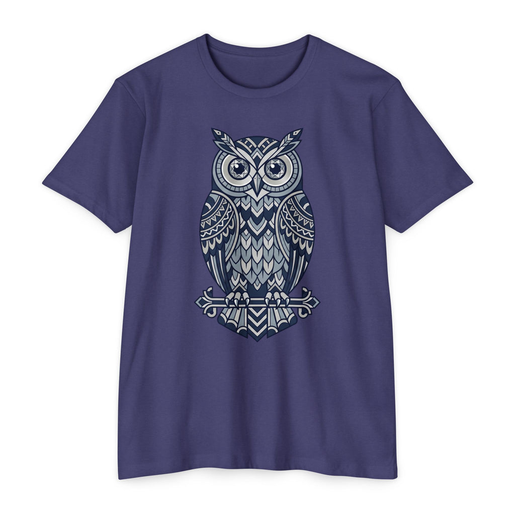 Owl T-Shirt Tribal Boho Woodland Illustration Graphic Tee Owl Lover Gift Nature Art Unisex