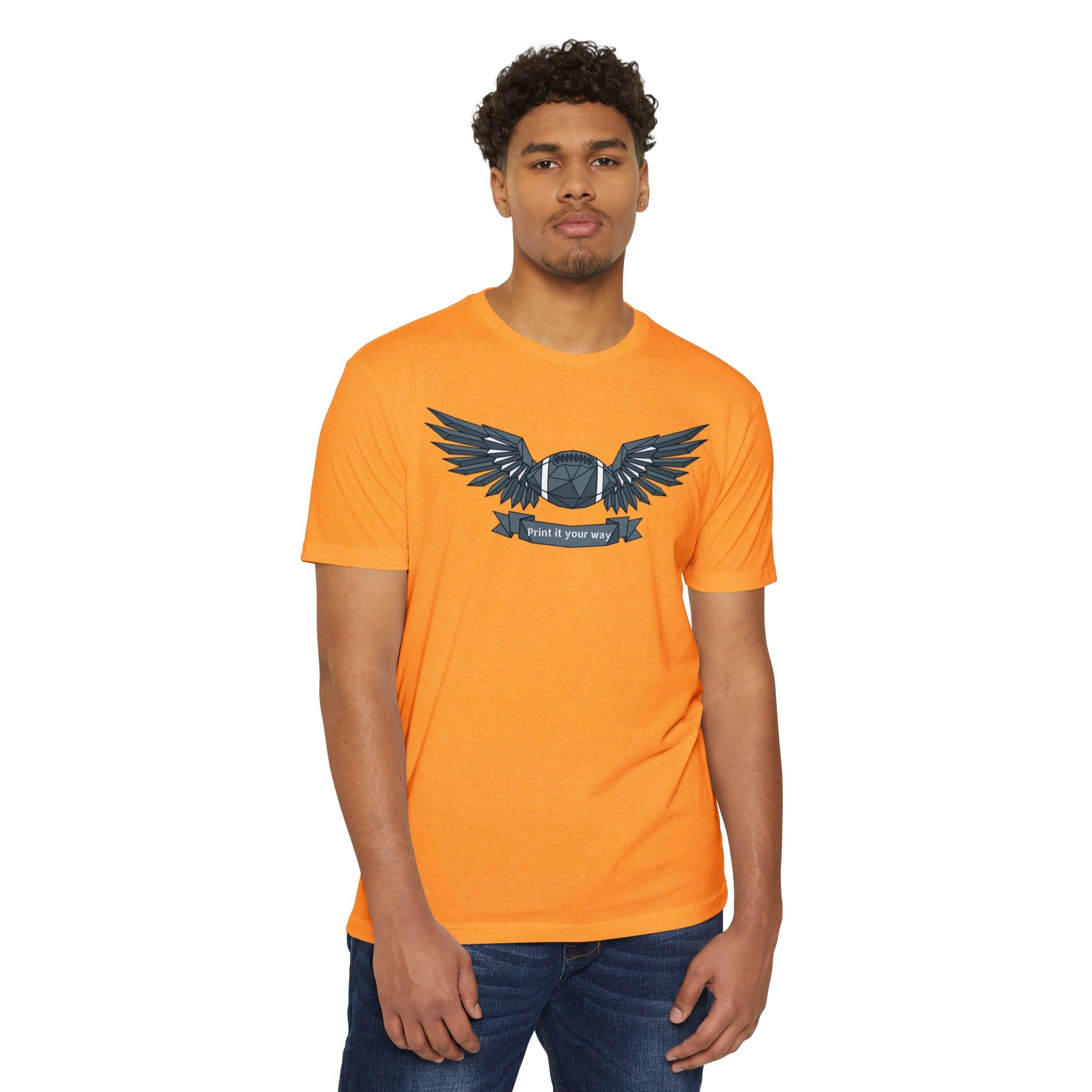 Custom Camera T-Shirt Personalized Winged Camera Emblem Tee Add Your Name or Motto Photographer Gift