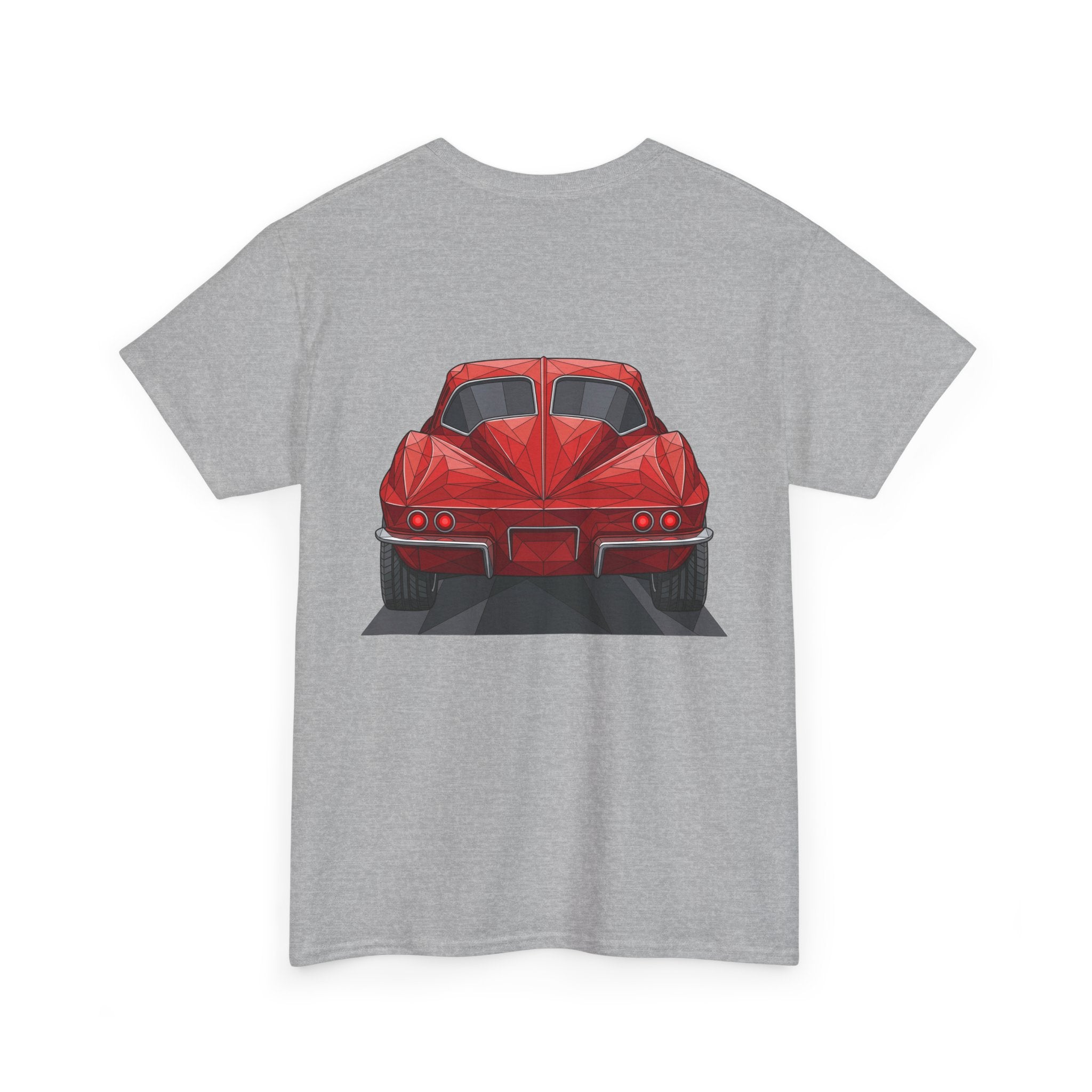 Retro Split Window Sports Coupe T-Shirt | Front and Rear View