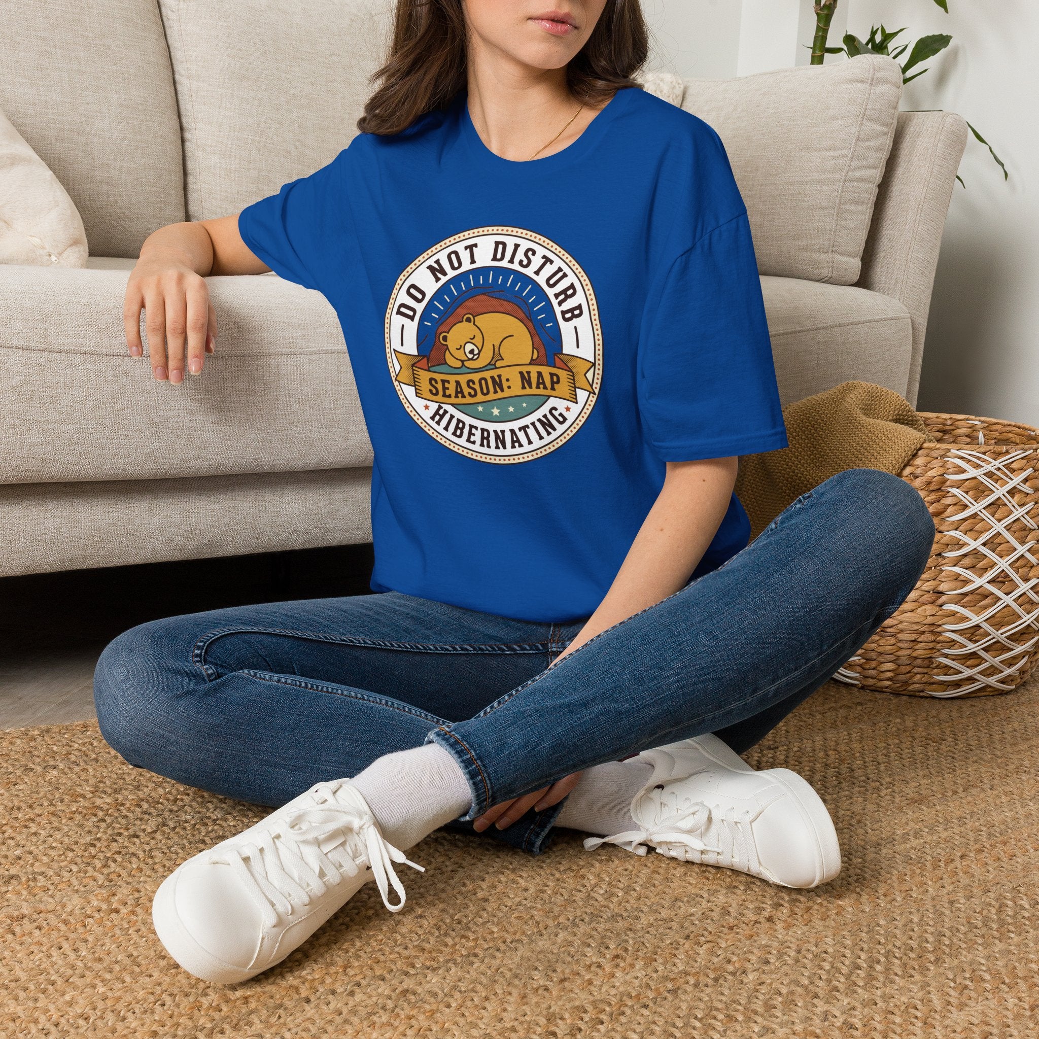 Do Not Disturb Season: Nap T-Shirt | Hibernating Bear Design