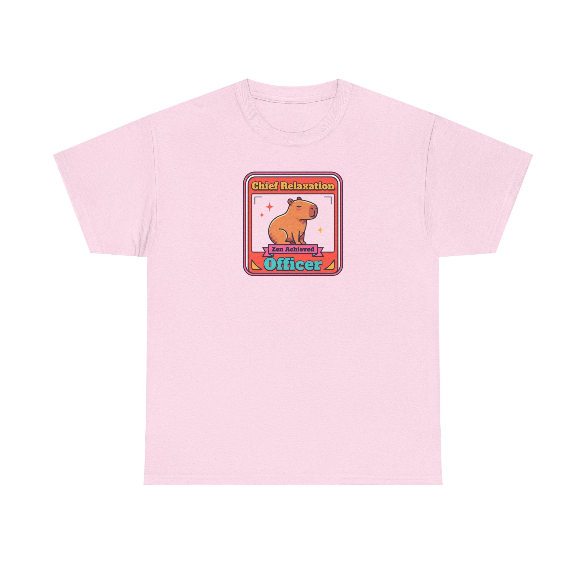 Chief Relaxation Officer T-Shirt | Funny Capybara Zen Graphic Tee