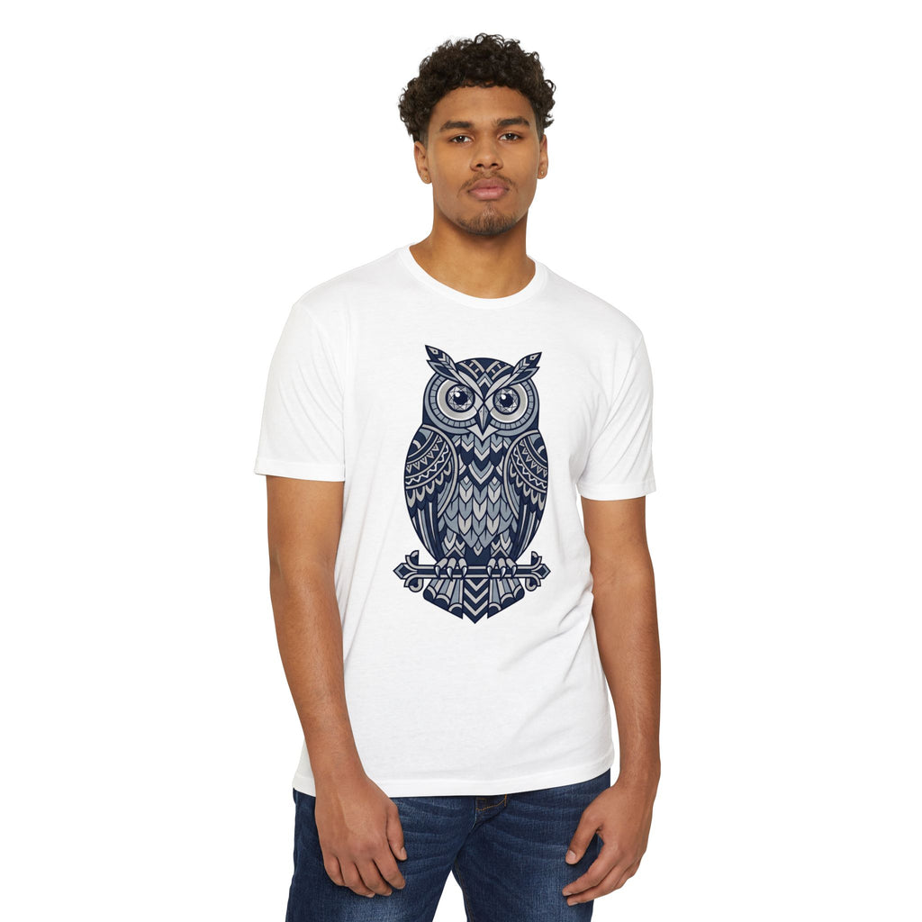 Owl T-Shirt Tribal Boho Woodland Illustration Graphic Tee Owl Lover Gift Nature Art Unisex