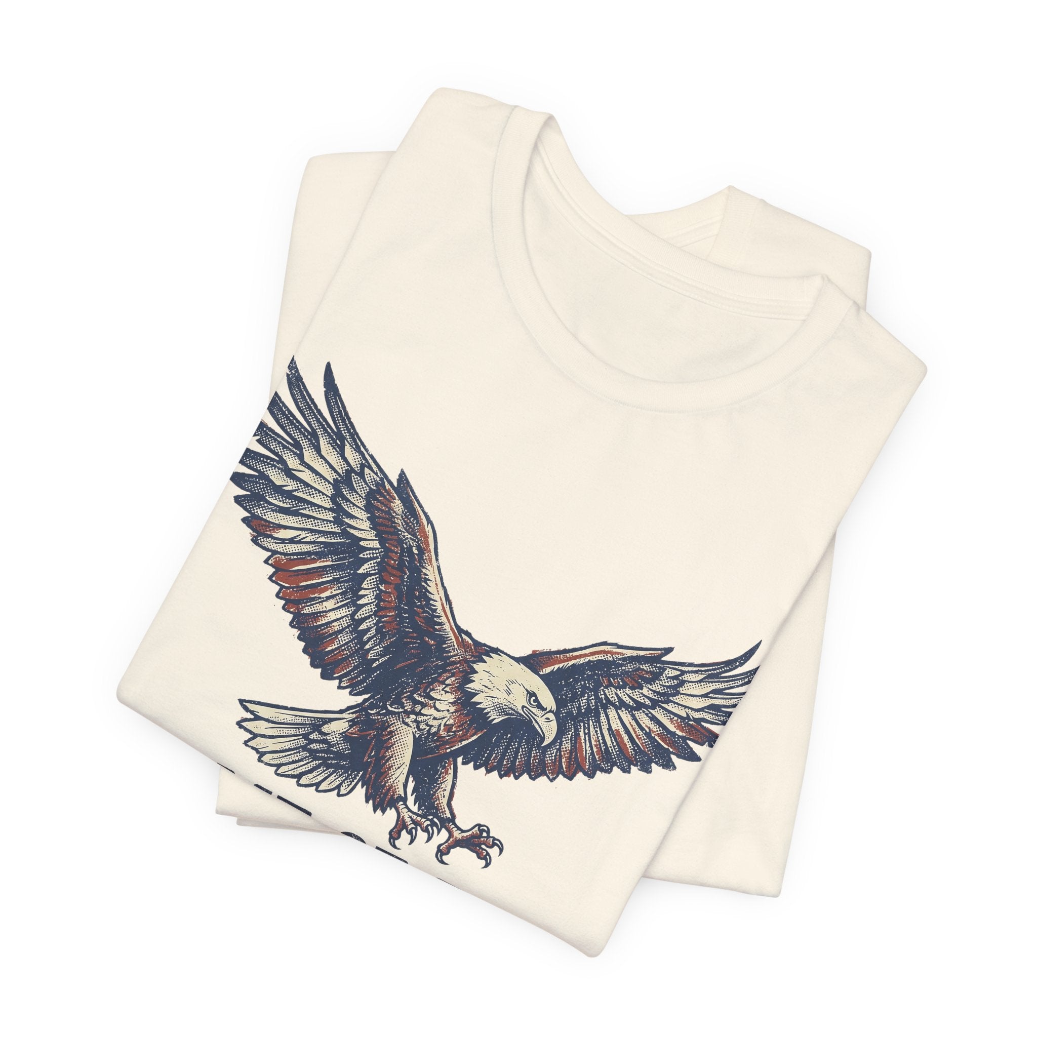 Home of the Brave Bald Eagle T-Shirt — Patriotic Americana Graphic Tee