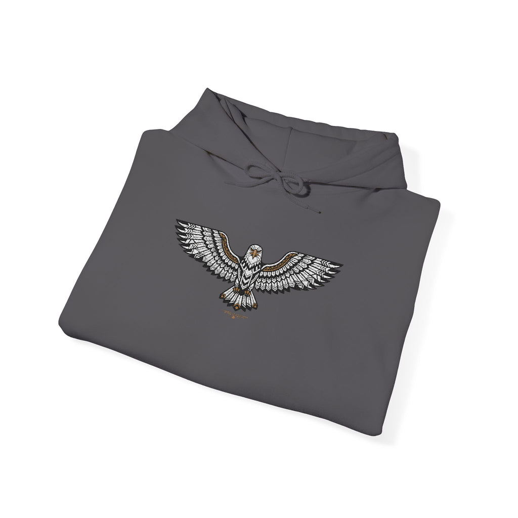 Rhinestone Eagle Hoodie | Sparkle Bird Chest Design, Unisex Embellished Sweatshirt, Eagle Gift Pullover