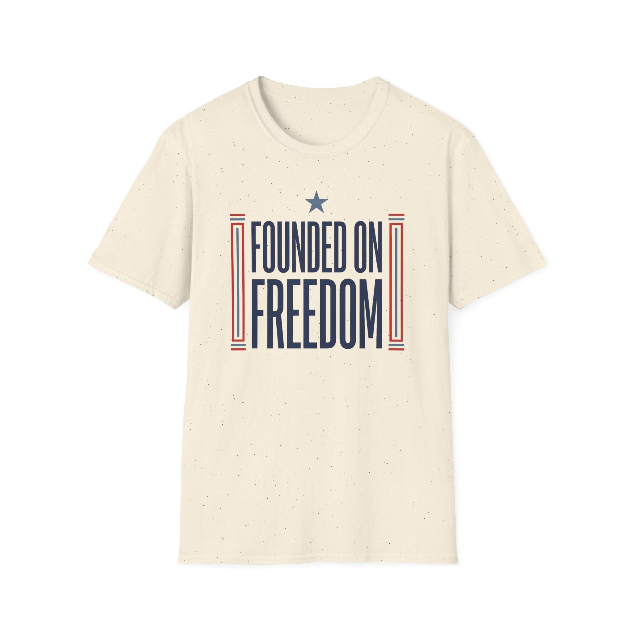 Founded on Freedom T-Shirt | Patriotic USA Shirt, 4th of July Gift, America Pride Tee, Unisex Patriotic Flag Graphic Tee
