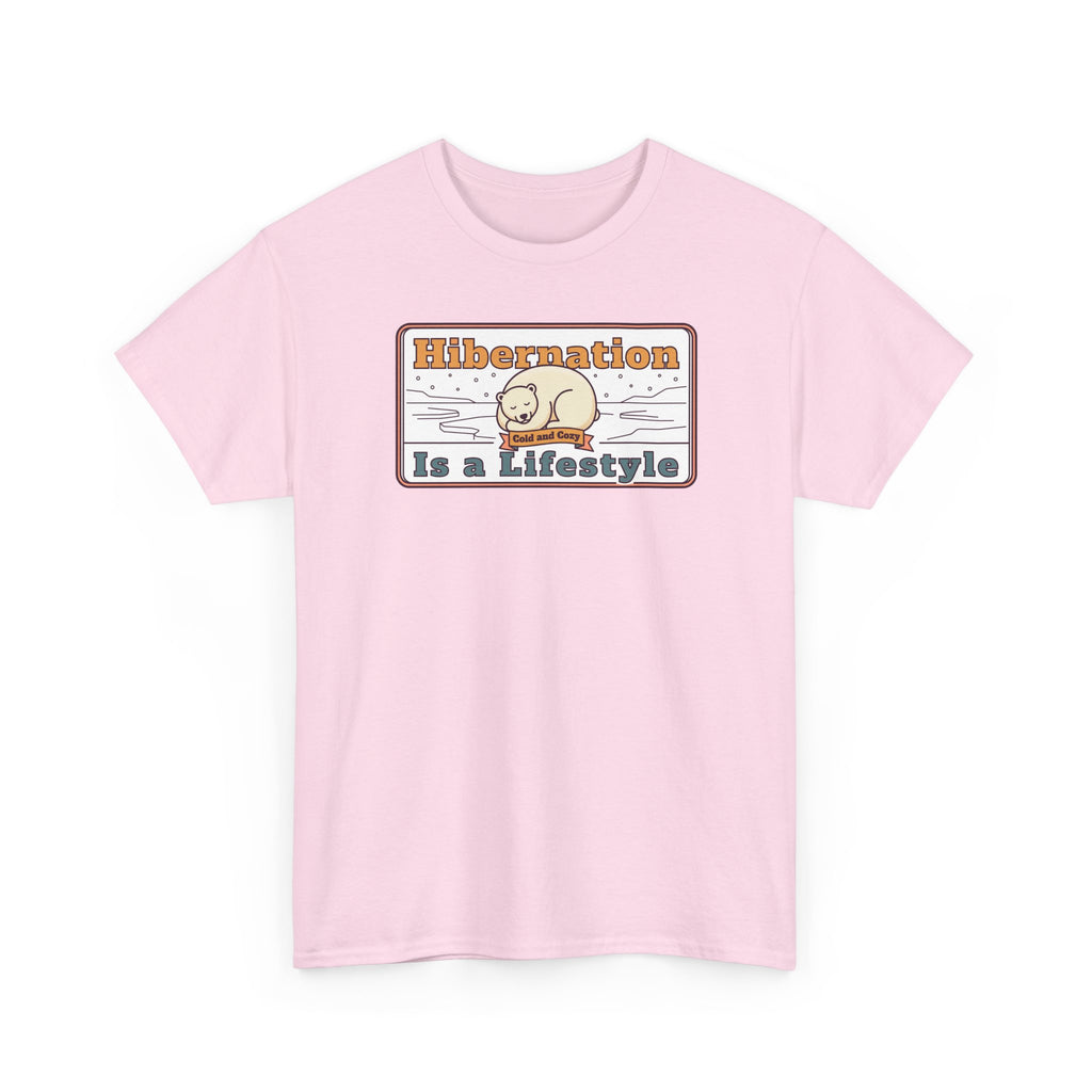 Hibernation Is a Lifestyle T-Shirt | Sloth Nap Illustration