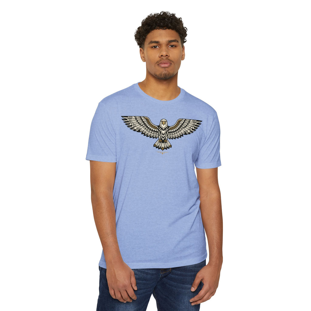 Owl T-Shirt Soaring Flying Owl Illustration Graphic Tee Owl Lover Gift Wildlife Art Unisex